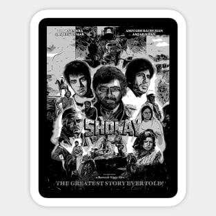 Sholay Art Sticker